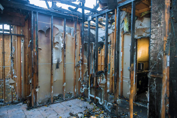 Professional Emergency Fire Cleanup technician working in West Sacramento, CA